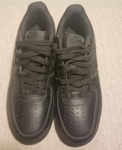 Black Nike Air Force 1's
